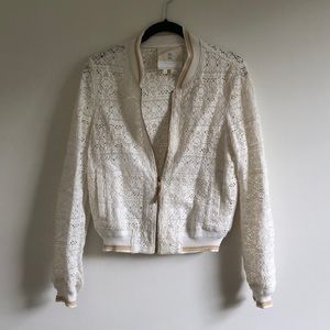 Crocheted Anthropologie Jacket